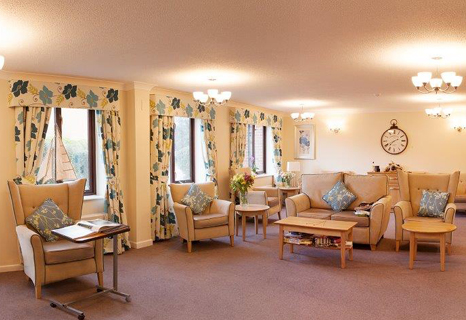 Bright lounge area